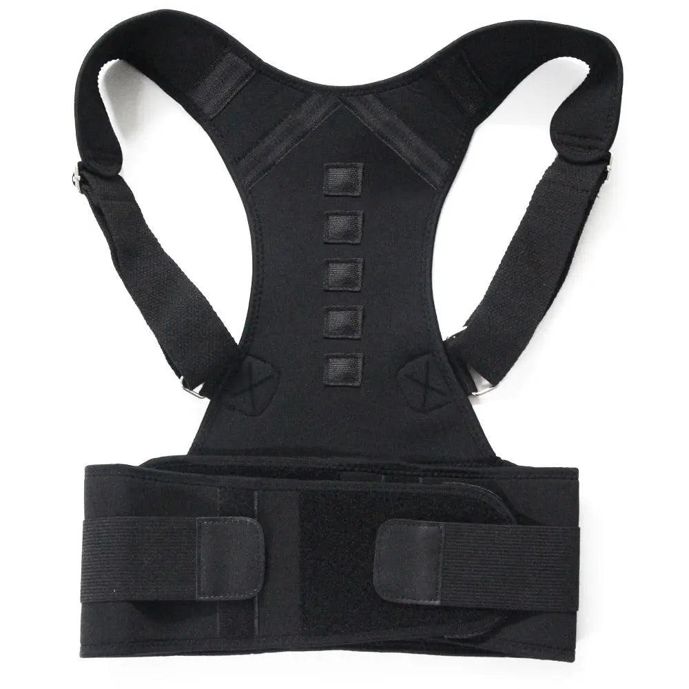 Adjustable Magnetic Posture Corrector Corset Back Men Body Shaper Brace Back Shoulder Belt Lumbar Support null