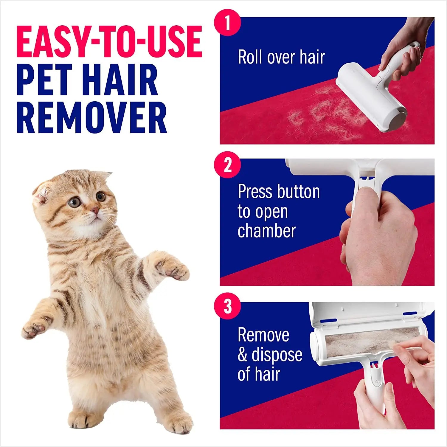 Pet Hair Picker Roller Hair Remover null