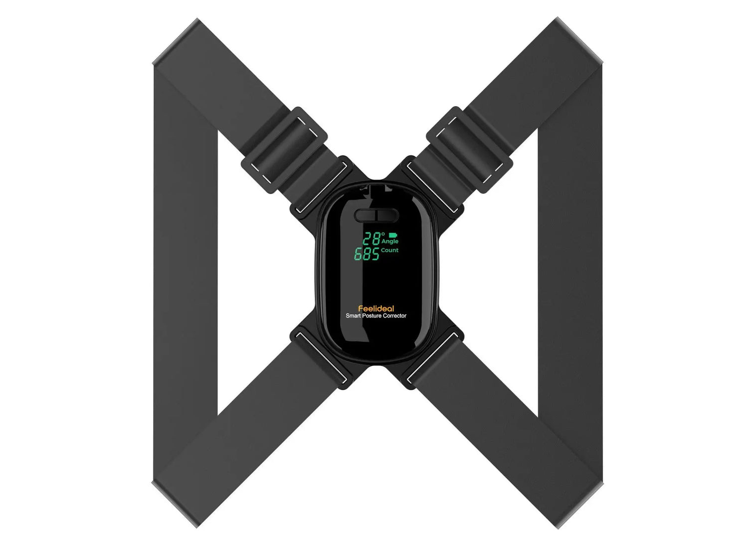 Adjustable Anglel Smart Posture Corrector For Adults Children Correct Hunchback Clavicle Support Trainer Upper Back Brace Black null