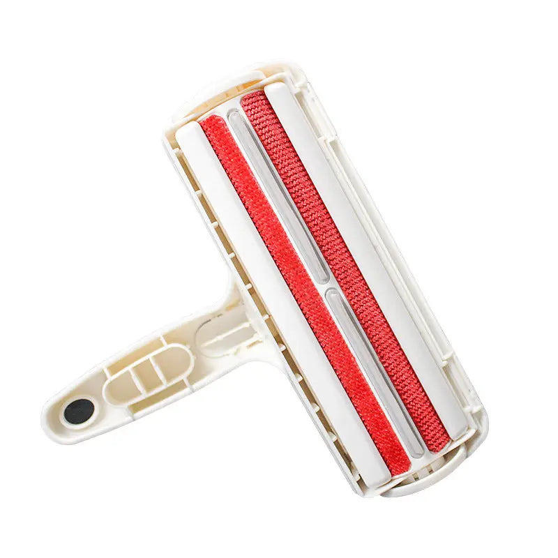 2-Way Pet Hair Remover Roller Lint Remove Brush Dog Cat Hair Clothes Carpet Cleaning Brush Fuzz Shaver null