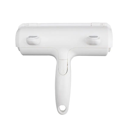 2-Way Pet Hair Remover Roller Lint Remove Brush Dog Cat Hair Clothes Carpet Cleaning Brush Fuzz Shaver null
