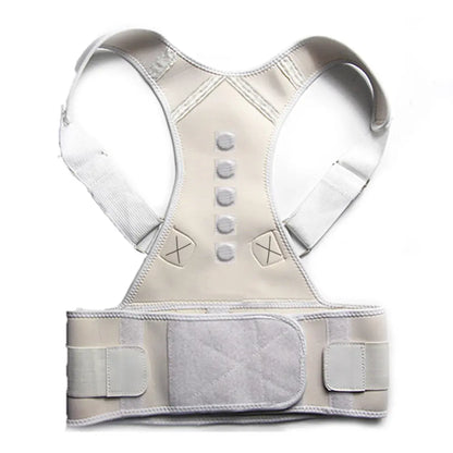 Adjustable Magnetic Posture Corrector Corset Back Men Body Shaper Brace Back Shoulder Belt Lumbar Support null