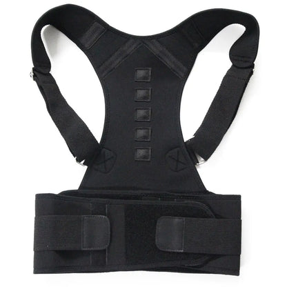 Adjustable Magnetic Posture Corrector Corset Back Men Body Shaper Brace Back Shoulder Belt Lumbar Support null
