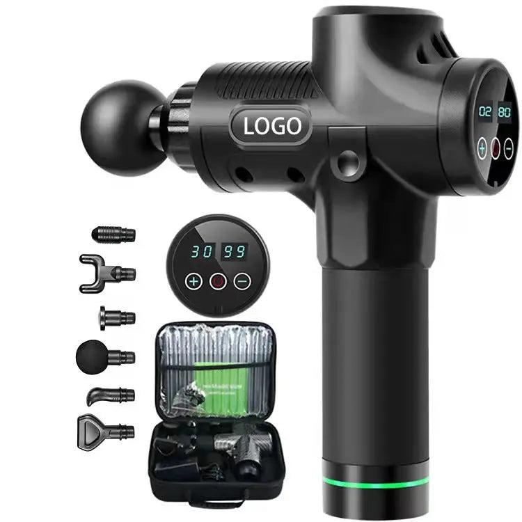 Fascia Massager Massage Gun Muscle Massager Neck Cream Gun Fitness Equipment Massage Gun null