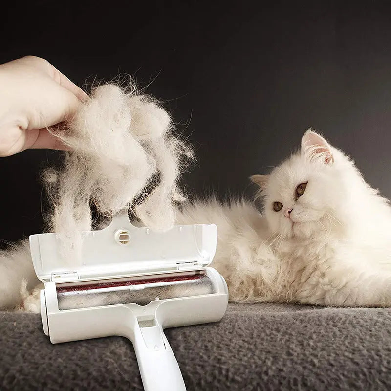 Pet Hair Remover Roller Lint Remove Brush Dog Cat Hair Clothes Carpet Cleaning Brush Home Furniture null