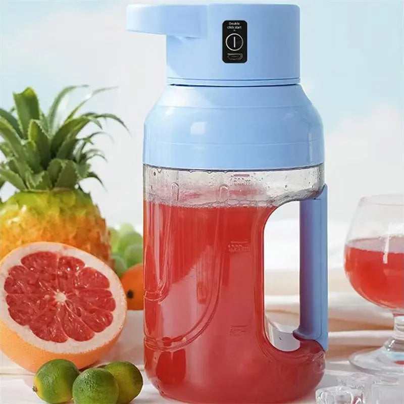 Portable Electric Juicer Large Capacity 1500ml Juice USB Rechargeable Electric Portable Blender Kitchen Gadgets null