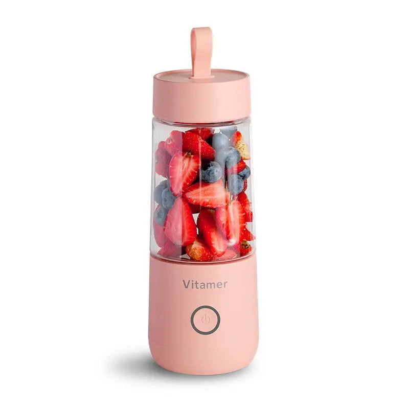 350ml Portable Blender Juicer Electric USB Rechargeable Mixer Smoothie Slushy Cup Juice Blender Bottle USB Charging Kitchen Gadgets null