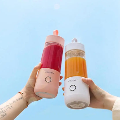 350ml Portable Blender Juicer Electric USB Rechargeable Mixer Smoothie Slushy Cup Juice Blender Bottle USB Charging Kitchen Gadgets null