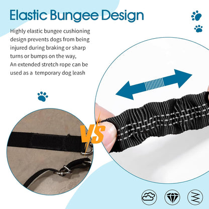 Dog Car Seat Belt Safety Leash For All Breeds &amp; Vehicles