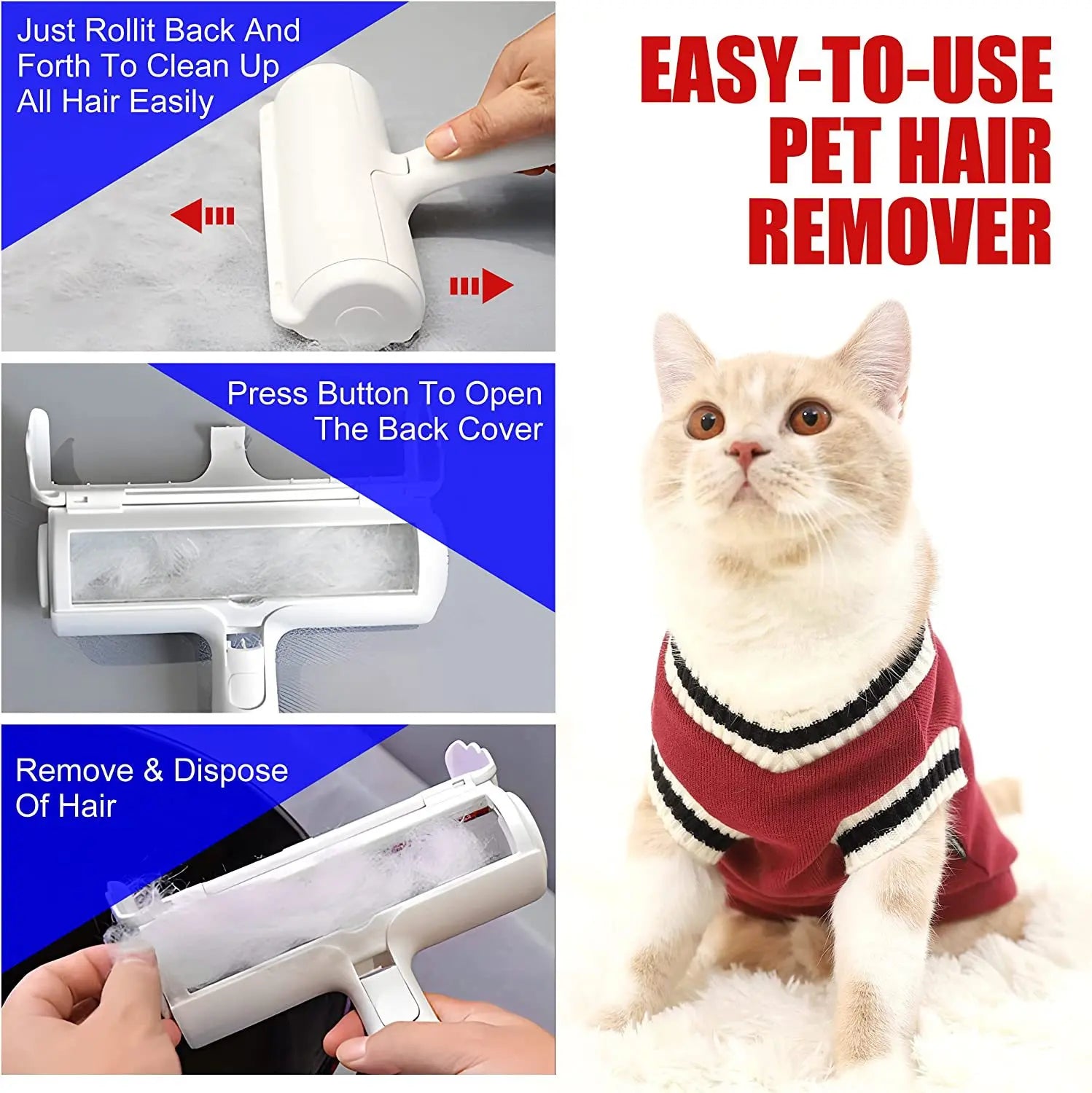 Pet Hair Picker Roller Hair Remover null