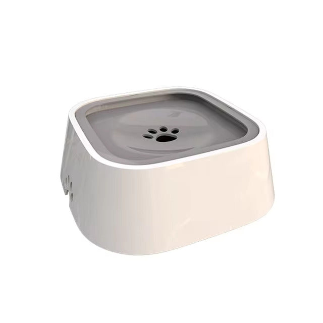 No-Spill Dog Water Bowl with Floating Plate