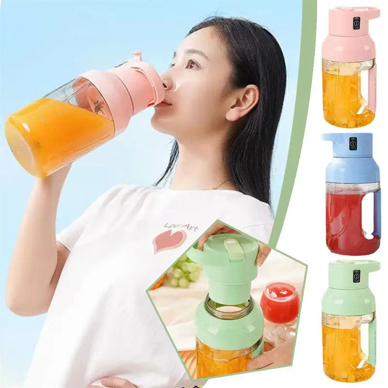 New Arrival Summer Electric Juicer Portable Large Capacity 1500ml Juice USB Rechargeable Electric Portable Blender Kitchen Gadgets null